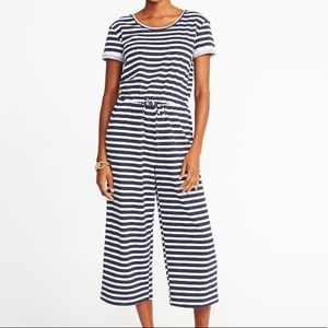 Old Navy Striped Wide-leg Bouclé Jumpsuit M